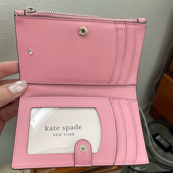 kate spade Accessories - Kate Spade Pink Leather Wallet